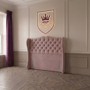Cupid Buttoned Upholstered Headboard
