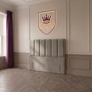 Leo Modern Large Panel Upholstered Headboard