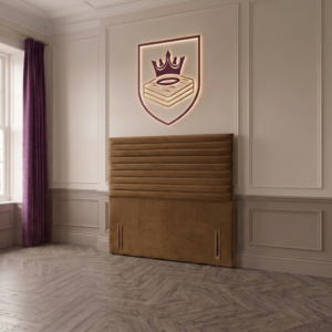 Oslo Modern Horizontal Paneled Upholstered Headboard