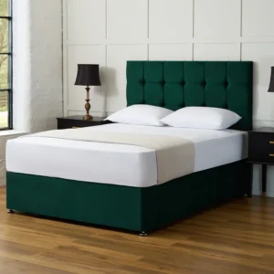 Signature Cube Divan Bed Set with Headboard