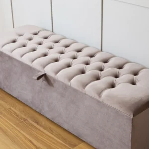 Chesterfield Ottoman Blanket Storage Box