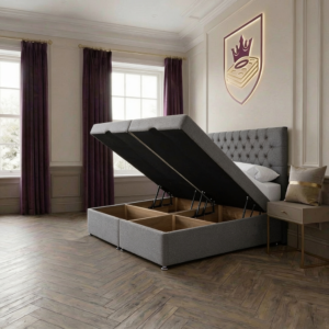 Quarter Split End Lift Storage Ottoman Divan Base