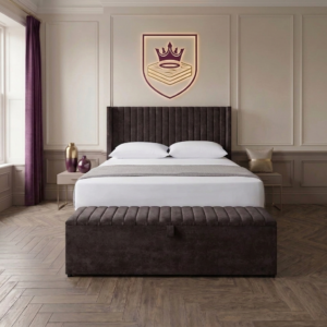 Harrington Winged Ottoman Divan Bed Set